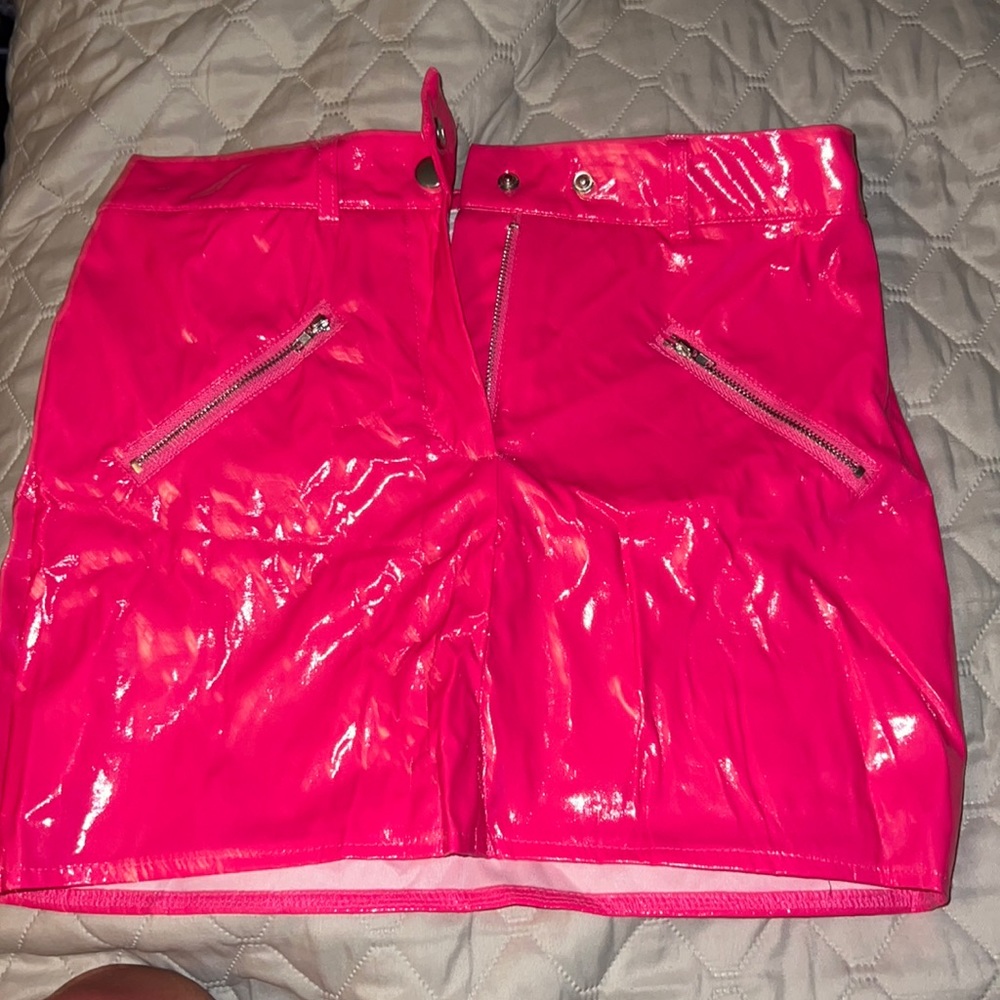 Hot Pink Mini Skirt